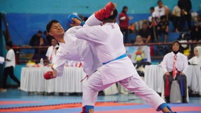 Karateka Polda Sulbar Borong Medali, Dominasi Piala Menpora RI 2025 di Makassar