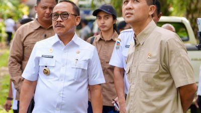 Gubernur SDK dan Menteri Transmigrasi Tinjau Dua Lokasi Mess Patriot di Mamuju