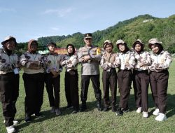 Wakapolda Sulbar Beri Suntikan Motivasi Kepada Para Peserta Persami Korps Kadet