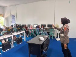 Polantas Sulbar Sosialisasi Keselamatan Lalu Lintas di Universitas Tomakaka