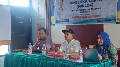 Dinas BKKBN Gandeng Pemerintah Kecamatan Sampaga Gelar Mini Lokakarya Lintas Sektor