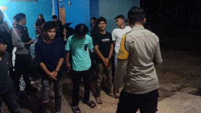 Polisi Amankan Sekelompok Pemuda Mabuk dan Ribut di Kamar Kost