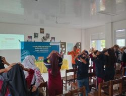 BPBD Sulbar Sosialisasi dan Simulasi Evakuasi Mandiri di SMKN 1 Rangas