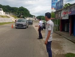 Dishub Sulbar Atur Lalu Lintas di Kompleks Kantor Gubernur