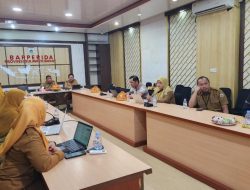 Plt Kepala Bapperida Pimpin Rapat Persiapan Pergub Penanganan Stunting dan Kemiskinan Ekstrem