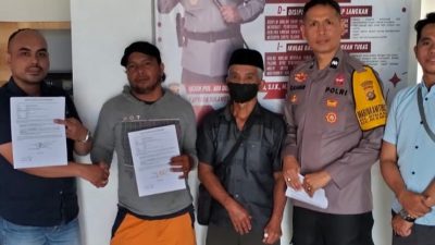 Bhabinkamtibmas dan Kanit Reskrim Polsek Mamuju Berhasil Mediasi Sengketa Denda Cicilan Motor