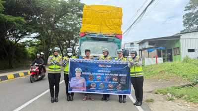 Ditlantas Polda Sulbar Ajak Pengendara Tetap Aman dan Selamat