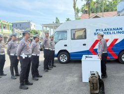 Dirlantas Serahkan Mobil SIM Keliling untuk Polresta Mamuju
