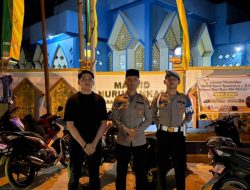 Jamin Kelancaran dan Kekhusyukan Ibadah Tarawih, Polresta Mamuju Gelar Pengamanan di 14 Masjid 