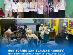 Dinkes Sulbar Lakukan Monev Program Kesmas di Majene, Evaluasi Capaian dan Kendala Lapangan