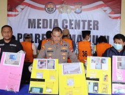 Hanya Kurun Waktu Dua Bulan, Polresta Mamuju Amankan Delapan Tsk Narkotika dan Obat Berbahaya