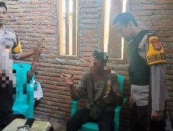Polisi Amankan ODGJ yang Mengancam Warga dengan Parang di Tapalang