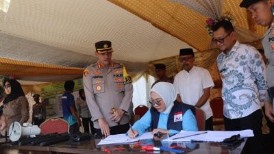 Kapolresta Dampingi Bupati Mamuju Tinjau Pos Pengamanan Operasi Ketupat Marano 2026