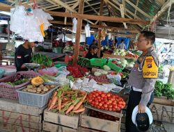 Dirlantas Blusukan ke Pasar Tradisional Mamuju