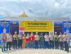 Dirlantas Polda Sulbar Bersama Perwira Pastikan OPS Ketupat Marano Siap Melayani Masyarakat