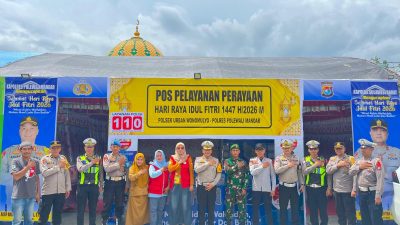 Dirlantas Polda Sulbar Bersama Perwira Pastikan OPS Ketupat Marano Siap Melayani Masyarakat