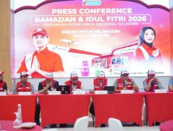 Pertamina Patra Niaga Regional Sulawesi Gelar Konferensi Pers Kesiapan Energi Jelang Idul Fitri 1447 H