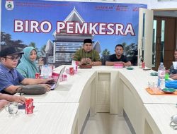 Biro Pemkesra Gelar Rapat Evaluasi Dana Hibah TA 2027
