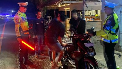 PJR Ditlantas Polda Sulbar Terus Berikan Rasa Aman Kepada Masyarakat