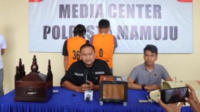 Resmob Polresta Mamuju Ringkus Pembobol Kotak Amal di 21 Masjid