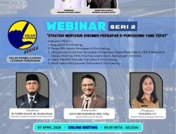 Biro Pemkesra Ikuti Webinar Biro Barjas