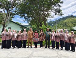 DKPPKB Sulbar Dampingi Penilaian Posyandu Matahari Korem 142 Tatag