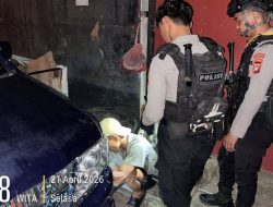Patmor Polresta Mamuju Amankan Terduga Pelaku Tabrak Lari