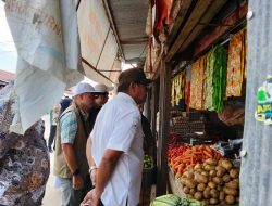 Tim Gabungan Pantau dan Monitoring Harga Pangan di Pasar Baru Mamuju