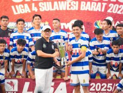 Persimaju Juara Liga 4 Piala Gubernur Sulbar