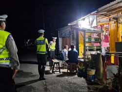 Ditlantas Polda Sulbar Gencarkan Edukasi di Malam Hari