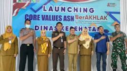 Bupati Majene Launching Core Values BerAKHLAK di Dinas Kesehatan
