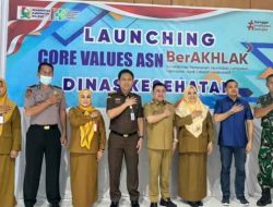 Bupati Majene Launching Core Values BerAKHLAK di Dinas Kesehatan