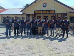 Ciptakan Rasa Aman di Masyarakat, Tim URC Polres Majene Dilaunching 