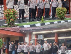 Ciptakan Situasi Kamtibmas Aman Saat May Day, Polresta Mamuju Gelar Ratusan Personil Pengamanan