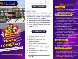 Ayo Tunjukkan Bakatmu! Lomba Fotografi Polda Sulbar Hadir dengan Tema Unik dan Total Hadiah Jutaan Rupiah