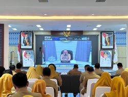 Biro Pemkesra Ikut Apel Virtual
