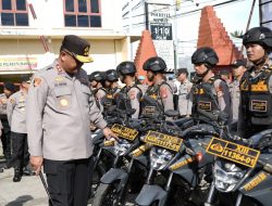 Kapolda Sulbar Kunker Ke Polresta Mamuju, Pastikan Kesiapan Personel