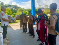 Satpol PP Sulbar Jaring Enam Siswa Bolos Sekolah di Mamuju