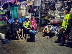 PJR Ditlantas Polda Sulbar Gencarkan Patroli Malam