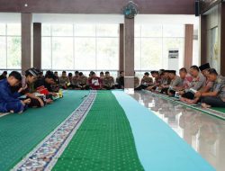 Doa Bersama Polda Sulbar, Memohon Ridho dan Keamanan Bersama Anak Yatim