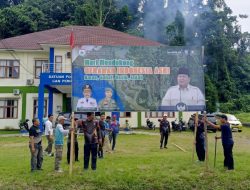 Satpol PP dan Damkar Sulbar Kerja Bakti, Dukung Gerakan Indonesia ASRI