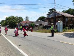 Polantas Polda Sulbar Lakukan Edukasi Lalu Lintas Menyeluruh di SD Inpres Auni Kalukku