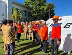 BPBD Sulbar Gelar Simulasi Penanggulangan Gempa dan Kebakaran
