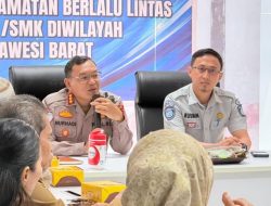 Ditlantas Polda Sulbar Susun Nota Kesepakatan Pembentukan Sekolah Pelopor Keselamatan Berlalu Lintas