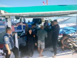 DKP Sulbar Periksa Dokumen Kapal di Tengah Laut