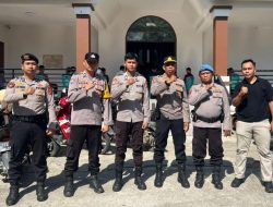 Polresta Mamuju dan Polsek Jajaran Gelar pengamanan gereja