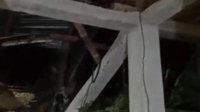 Longsor di Kelurahan Aralle, Timpa Lima Rumah Warga