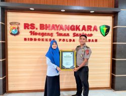 RS Bhayangkara Polda Sulbar Raih Penghargaan Digitalisasi dari BPJS Kesehatan