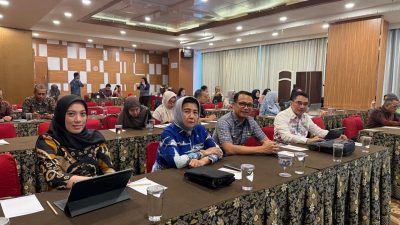 Karo Pemkesra Ikuti Rakor Supervisi Penegasan Batas Kecamatan dan Kelurahan di Pulau Sulawesi