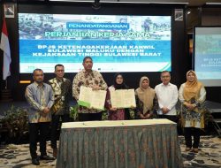 BPJS Ketenagakerjaan Sulbar dan Kejati Perpanjang PKS di Forum Monev Se-Sulawesi Maluku